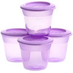 purple tomee tippee food 4 pots and lids
