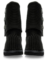 knitted Ugg Boot with Buttons