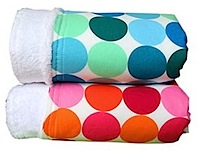 Minky Dots Blanket by quiltbaby