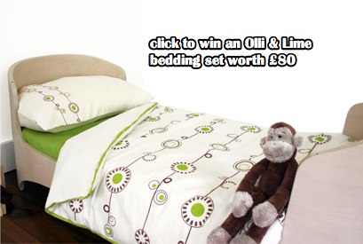 click to win an olli and lime bedding set worth Â£80