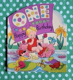 one today vintage card