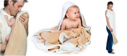 Cuddledry Baby Apron Bath Towel