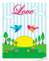 Love Birdie Poster