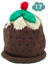 Merry Berry Christmas Pudding hat