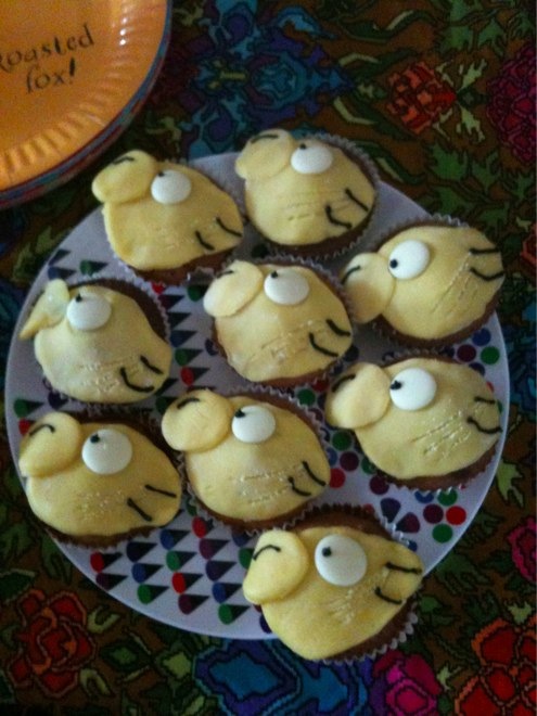 gruffalo mouse cakes for birthday party