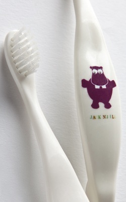 Jack N' Jill Bio Toothbrush (TM) Compostable & Biodegradable Handle HIPPO