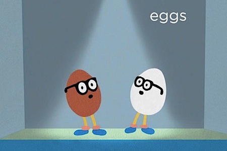 Peekaboo Fridge Eggs