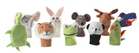 Ikea finger puppets