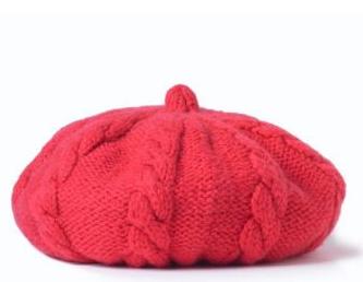 Molly n Jack Red Bobble Beret