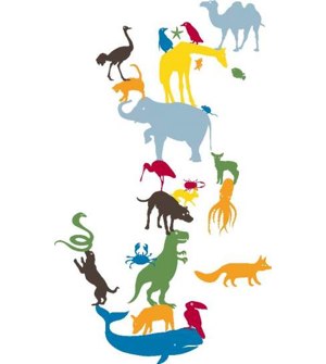 KidsLAB Animal Tower Sticker