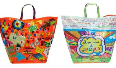 Toy storage bag by Caroline Lisfranc