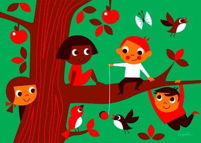 Retro Artwork by Ingela P Arrhenius