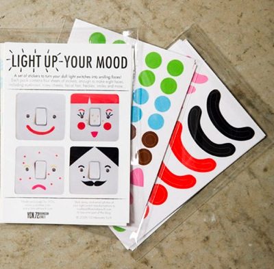 Light Up Your Mood Light Switch Stickers