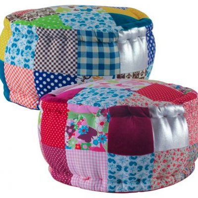 Rice.dk Mini Patchwork Pouf