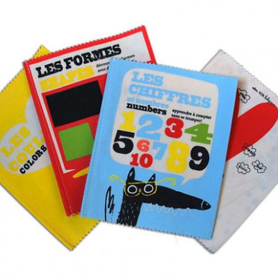 Shapes, colours and numbers fabric books
