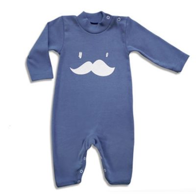 Kayatine moustache onesie