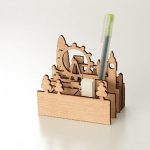 Cityscape letterpen stand by Muji