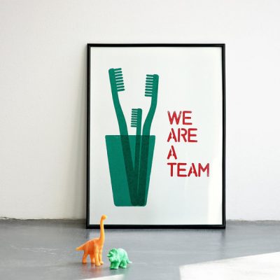 ConiLab We Are A  Team print