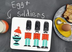 Egg and Soldiers Place Mats