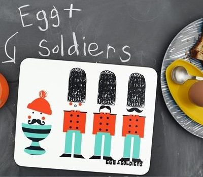 Egg & Soldiers placemats