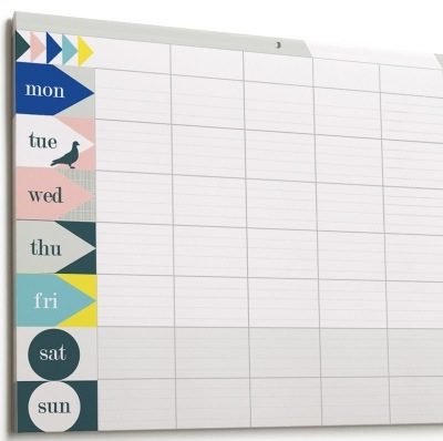 A cool weekly planner and calendar from Anglo-French store Cachette
