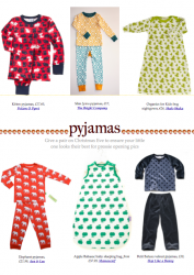 Bambino Goodies Christmas Gift Guide 2102: pjs feature