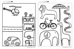 Made by Joel colouring sheets