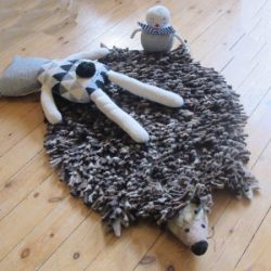 Herby Hedgehog Rug by Sew Heart Felt.