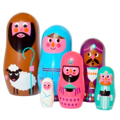 Hotness! Nativity nesting doll set by Ingela P Arrhenius