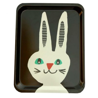 Rabbit tray by Becky Baur