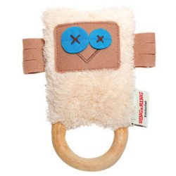 Emma Owl Wooden Rattle