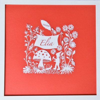 Paper cut from couPure Baby Art