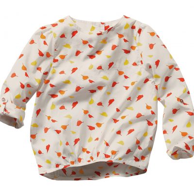Hot on the high street: Vertbaudet bird-print blouse