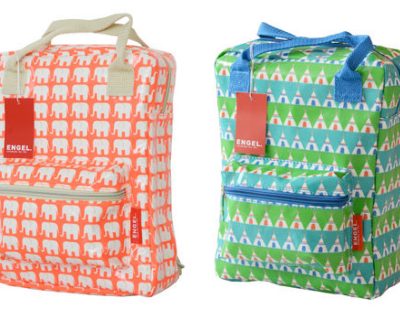 Engel teepee- and elephant-print backpacks