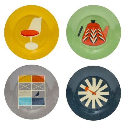 Hot Buy of The Day: Mid Century Modern set of four plates now Â£10