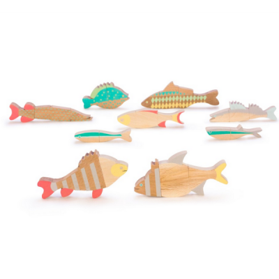 Eperfa wooden fish puzzles