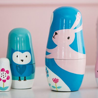 Rosa Rabbit Russian Dolls