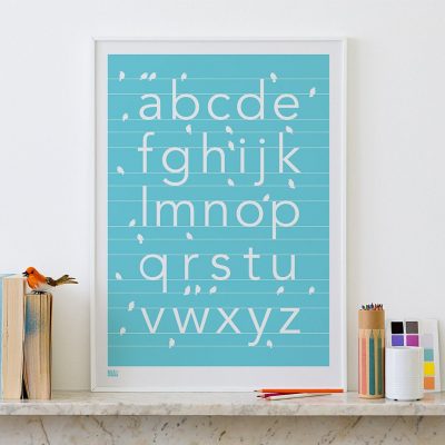 Hot Buy of the Day: Bold & Noble alphabet print