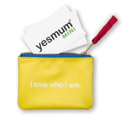yesmum x Jem + Bea positivity pouches