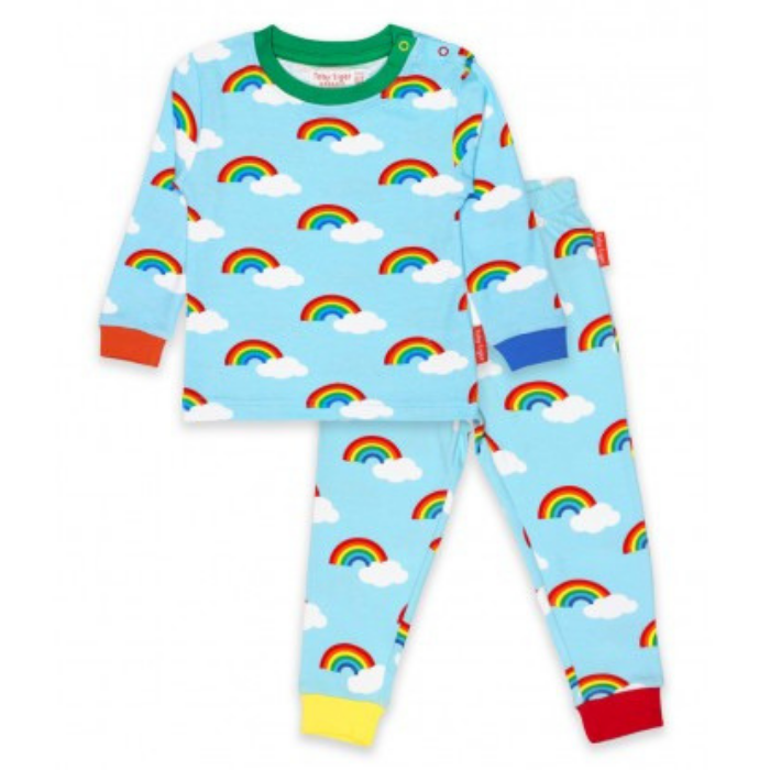 Rainbow pyjamas, £19.99, Toby Tiger.