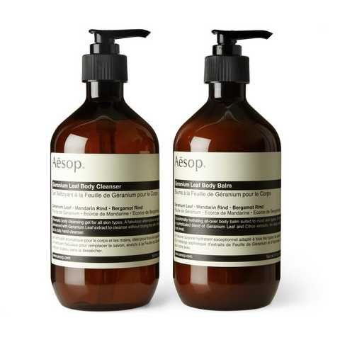 AESOP Geranium Leaf Duo, £83, Mr Porter.