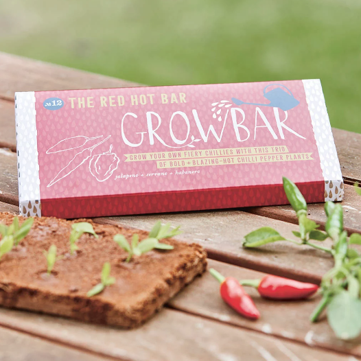 Red Hot Chilli Pepper Growbar, £12, The Gluttonous Gardener.