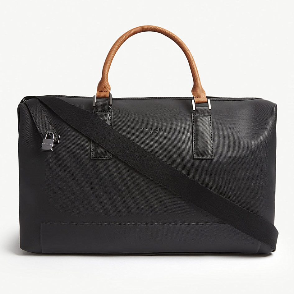 Ted Baker Potts perforated leather holdall, £319, Selfridges.