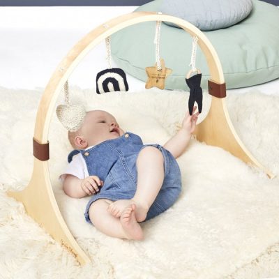 The Little Green Sheep wooden baby gym