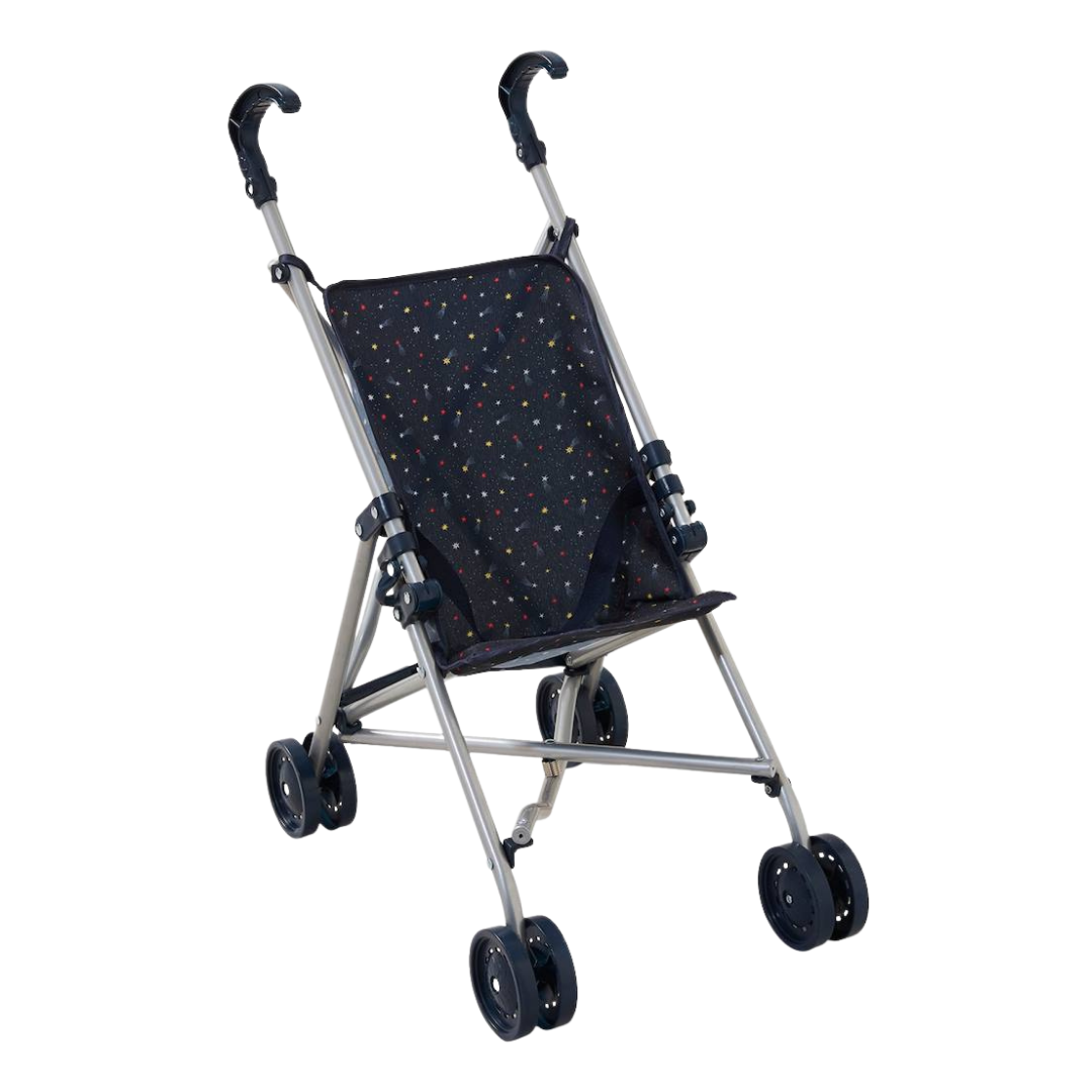 Star-print dolls' buggy, £11, Vertbaudet.