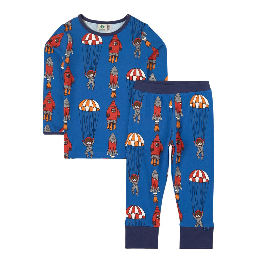 Smafolk organic Rocket pyjamas, £28, Smallable.
