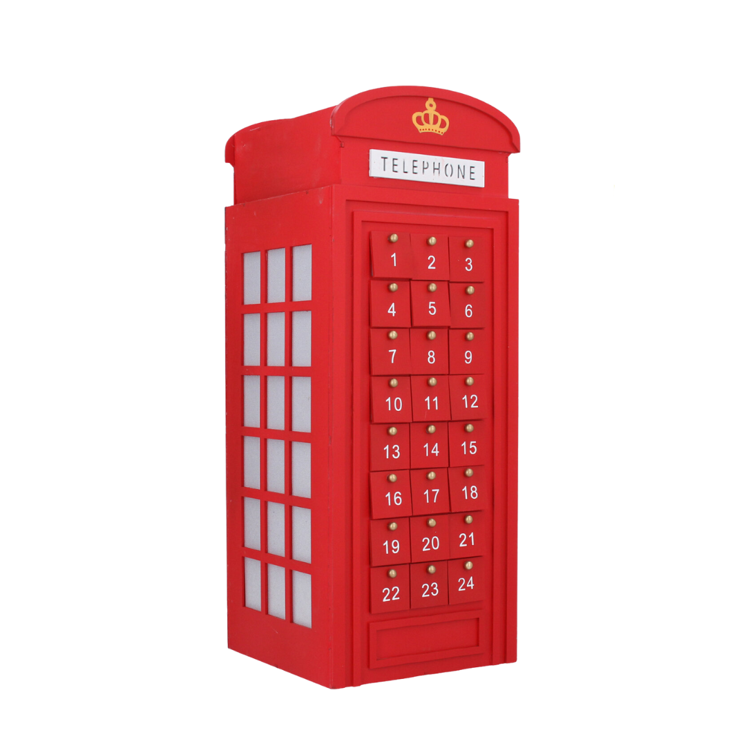 Wooden LED telephone box, £56.50, Gisela Graham