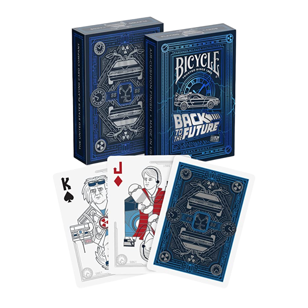 Back to the Future playing cards, £12.99, Bicycle