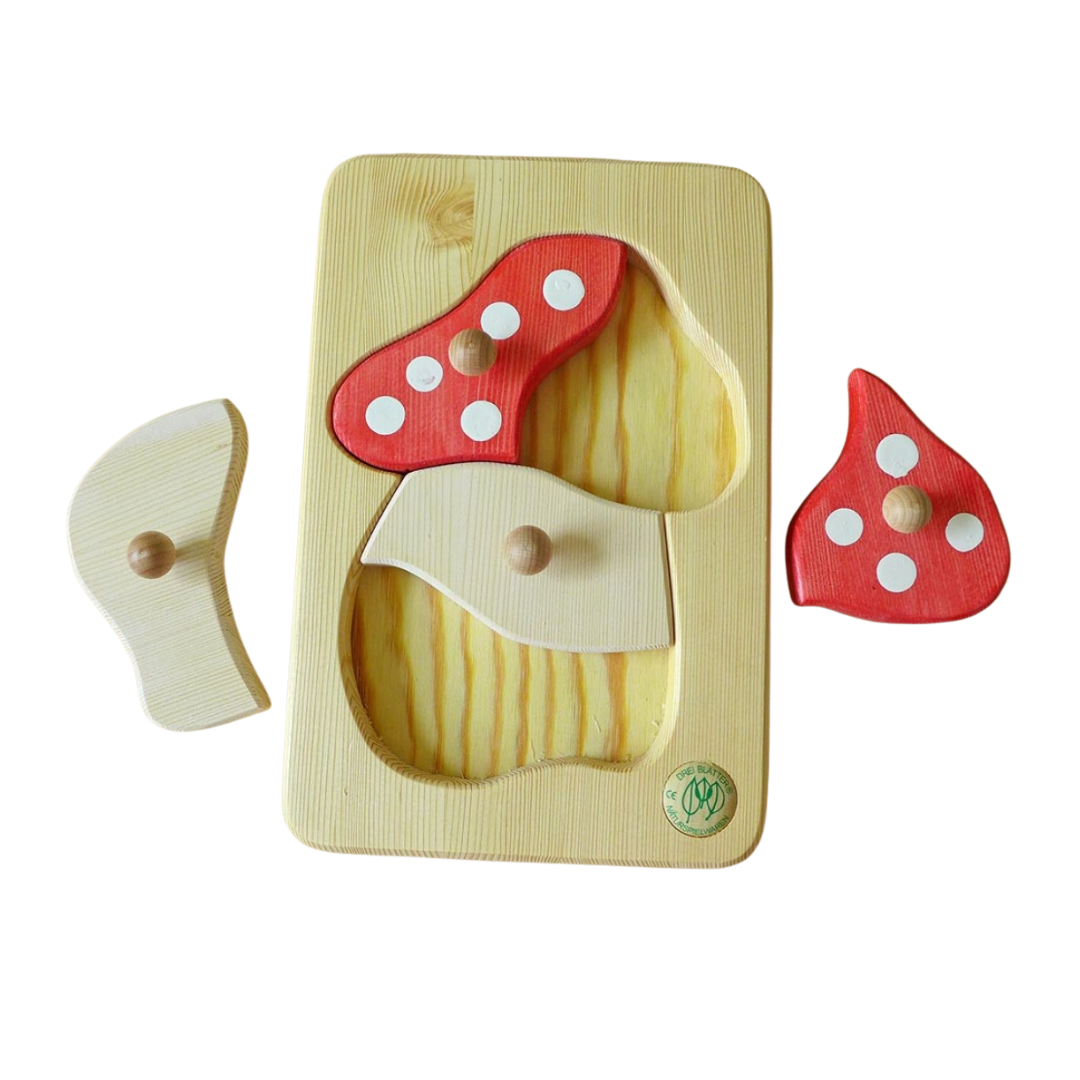 Toadstool peg puzzle, £29.99, Myriad