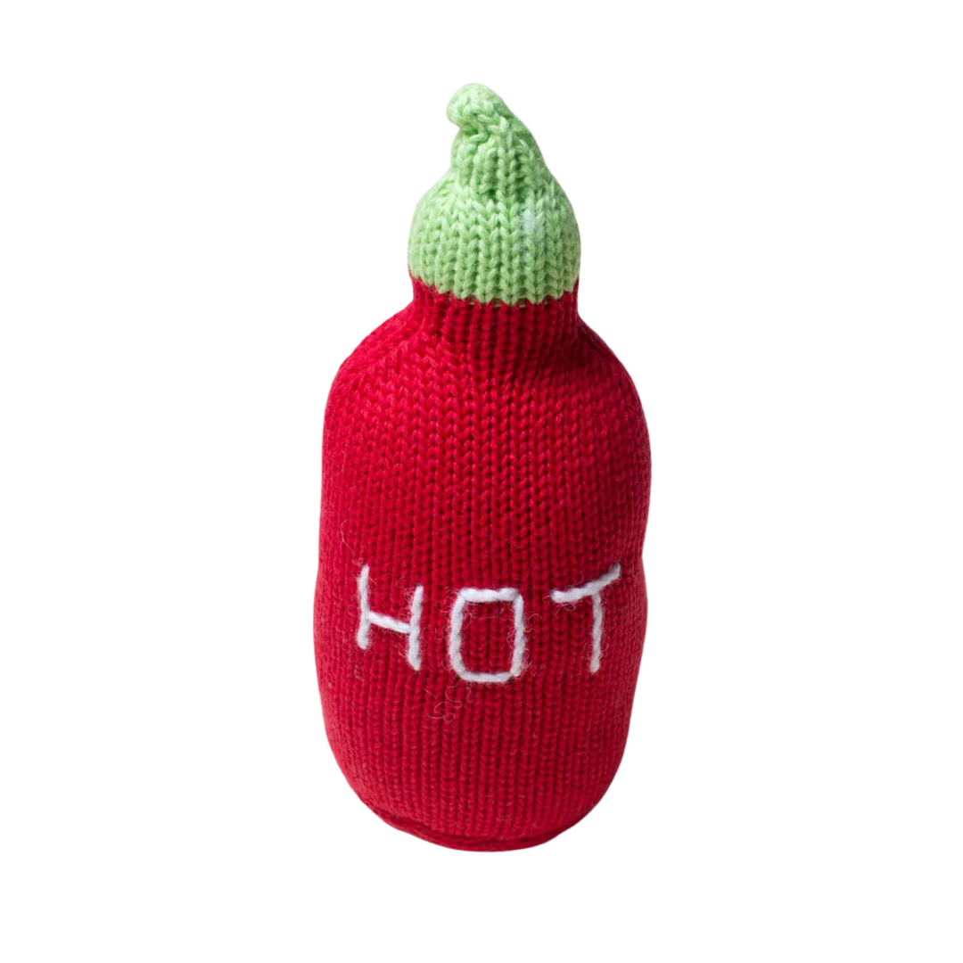Estella Hot Sauce rattle, £23.50, Cissy Wears